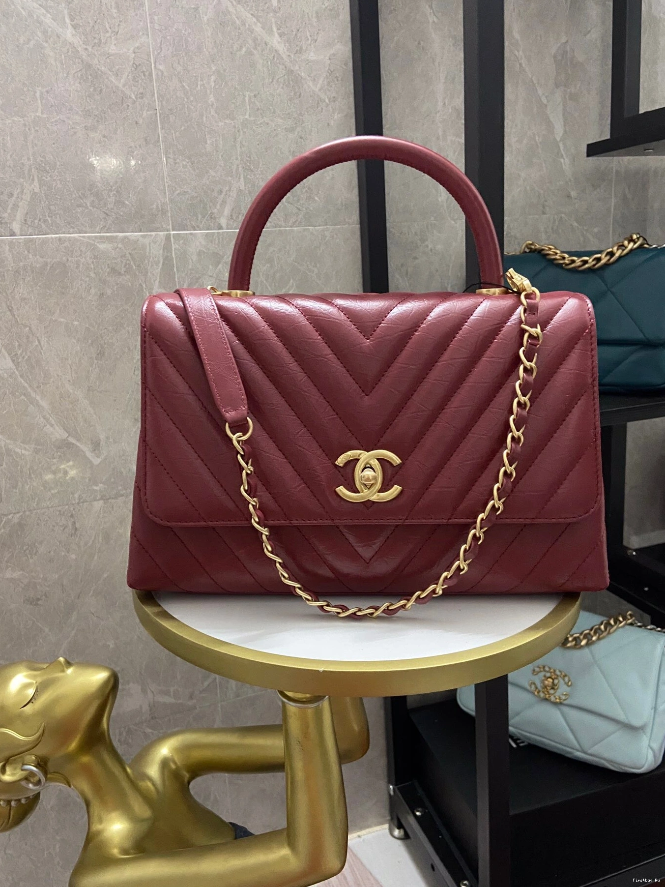 First Bag Ru BAG CHANEL HANDLE COCO 0728